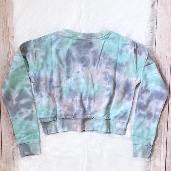 Kappa Active Tie Dye Galz Cropped Sweatshirt - Picture 7 of 7